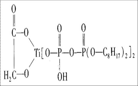 螯合型钛酸酯结构式